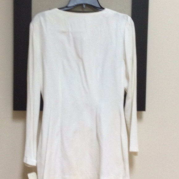 NWT Unique Vintage Lisa Peron Sz M Rayon Jacket w Bead Enhancement - Picture 6 of 8